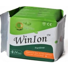Winion Kadın Negatif Iyonlu Anion Ped 24 Adet Ultra İnce Rahatlık ve Gün Boyu Konfor