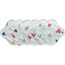 Ponped Bambu Yıkanabilir Doğal Kadın Pedi 6'lı (Günlük-Tek Desen)