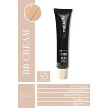 Selin Beauty Selinbeauty BB Cream Medium 40 ml SPF25 Canlandırıcı Etki ile Karma Ciltler İçin E Vitamini İçerir