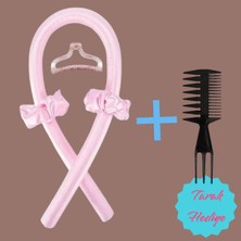 Croc Isısız Saç Şekillendirme Seti Saten Gece Bigudisi Saç Sosisi