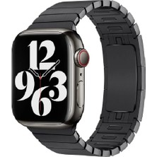 Koso Gentleman Serisi Siyah Apple Watch Metal Kordon