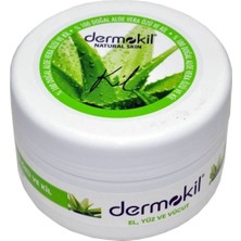 Dermokil Natural Aloe Vera El Ve Yüz Bakım Kremi 300 ml Canlandırıcı Etki ile Karma Ciltler İçin
