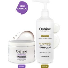 Oshine Professional Yavaş Uzayan Saçlar İçin Supergro Saç Maskesi, 350 ml