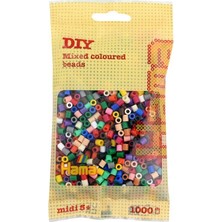 Hama Beads Hama Midi Boncuk 1000'lik - Karışık 22 Renk