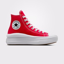 Converse Chuck Taylor All Star Move Platform Kadın Kırmızı Sneaker
