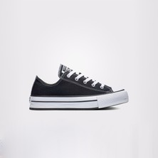 Converse Chuck Taylor All Star Kadın Siyah Eva Lift Canvas Platform Sneaker Hafif ve Esnek Taban