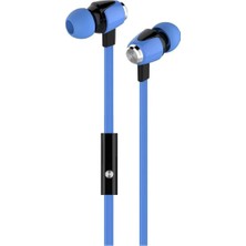 Dbm Wave Mavi Earphones 3.5mm Mikrofonlu Kulakiçi Telefon Kulaklığı