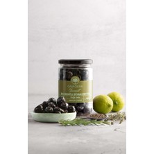 Baharatlı Doğal Siyah Zeytin, Yağlı Sele Gemlik Çeşidi, Net: 450 gr