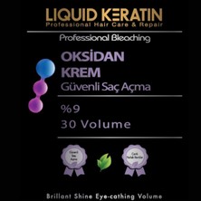 Liquid Keratin Oksidan Krem (Güvenli Saç Açma) (500ML)