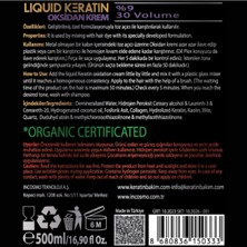 Liquid Keratin Oksidan Krem (Güvenli Saç Açma) (500ML)