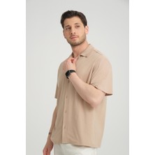 Midas Moda Erkek %100 Pamuklu Düğmeli Gömlek - Şık ve Rahat Kısa Kollu Tasarım, Yaz Modası