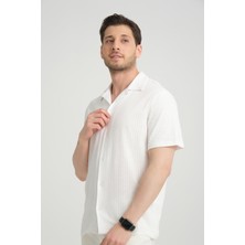 Midas Moda Erkek %100 Pamuklu Düğmeli Gömlek - Şık ve Rahat Kısa Kollu Tasarım, Yaz Modası