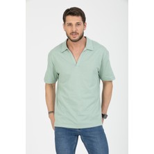 Midas Moda Erkek %100 Pamuk V Yaka T-Shirt - Siyah, Şık ve Rahat Tasarım, Yaz Modası