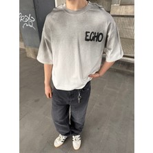 Echo Your Agtıons Spreyli T-Shirt - Beyaz