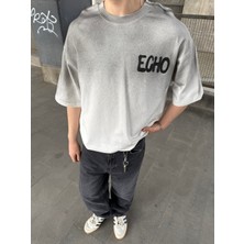 Echo Your Agtıons Spreyli T-Shirt - Beyaz