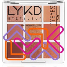 LYKD 9'lu Göz Farı Paleti 155 New Nude Renkli Özellikli Uzun Süre Kalıcı