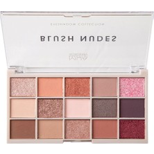 Make Up Academy 15'li Blush Nudes Göz Farı Paleti Renkli Seçenekleri ile Günlük ve Gece Kullanım İçin