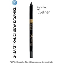Avon Power Stay Siyah Jel Eyeliner 24 Saat Kalıcı Suya Dayanıklı Özellikleriyle Göz Makyajı