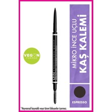 NYX Professional Makeup Ultra İnce Kaş Kalemi - Micro Brow Pencil Espresso 5 gr 800897836894