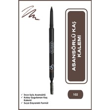 Golden Rose Longstay Precise Browliner No: 102 Deep Brown - Asansörlü Kaş Kalemi - 8691190595029