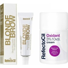 Refectocil Kaş + Kirpik Boyası Sarı Blonde Brow 15 ml + Krem Oksidan 100 ml