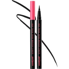 Peripera Ultra Ince, Kolay Uygulanabilen Kalem Eyeliner Ink Thin Thin Brush Liner (01 BLACK NOİR)