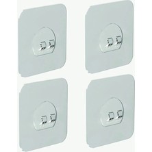 Patulya Aksesuar Yedek 4 Adet Süper Güçlü Yapışkanlı Sticker/ Askı Tutucu Sticker Yapışkan Bant
