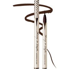 Suya Dayanıklı, İnce Uçlu Eyeliner CLIO Sharp So Simple Waterproof Pen Liner (02 Brown)