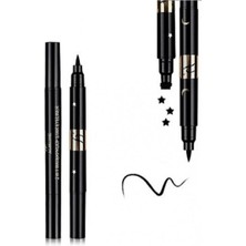 Roesia Rose Cosmetics Yıldız Desenli Kalem Eyeliner Suya Dayanıklı ve Uzun Süre Kalıcı