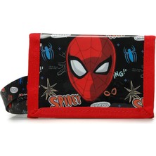 Spiderman Cırtlı Spıdey 5fx Siyah Erkek Çocuk Cüzdan