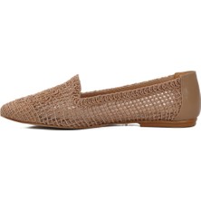 Pierre Cardin 596075 Z Vizon Hasır Örgü Kadın Babet