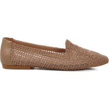 Pierre Cardin 596075 Z Vizon Hasır Örgü Kadın Babet