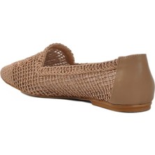 Pierre Cardin 596075 Z Vizon Hasır Örgü Kadın Babet