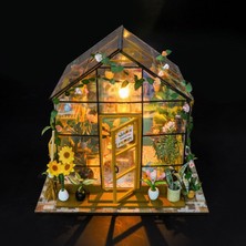 Minyaturia Kendin Yap Minyatür Maket Kiti – LED Işıklı Ahşap Maket Ev | DIY Hobi ve Dekoratif Maket Seti