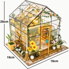 Minyaturia Kendin Yap Minyatür Maket Kiti – LED Işıklı Ahşap Maket Ev | DIY Hobi ve Dekoratif Maket Seti