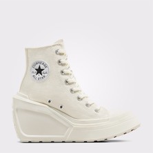 Converse Chuck 70 De Luxe Wedge Unisex Krem Sneaker