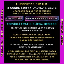 Bidayet Eğitim TECVİDLİ PRATİK ELİFBA
TECVİDLİ DÛA VE SÛRELER
PRATİK TECVİD ÜÇ KİTAP BİRARADA
Adem Kablan (500 ADET)