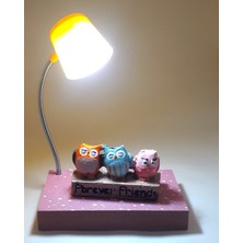 Pina Hediyelik Aksesuar Dekoratif Işıklı Baykuş Sonsuz Dostlar Forever Friends Biblo