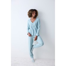 Penti Soft Açık Yeşil Pantolon Pijama Takımı