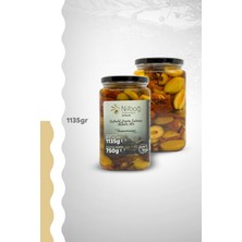 Nilbağ Zeytinyağları Sofralık Zeytin Salatası Akdeniz Mix 850 cc Cam Kavanoz