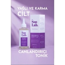 The Soo Lab Yağlı Ve Karma Ciltler İçin Canlandırıcı Tonik | Panthenol, Allantoin, Centella, Aloe Vera | 200 ml