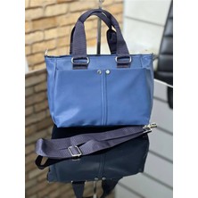 Sobrio Shop Kadın Ayarlanabilir Askılı Eksta Cep Indigo Omuz Kol Çanta