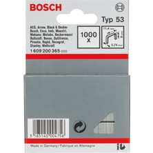 Bosch Zımba Teli Tip 53 11.4 x 0.74 x 8 mm 1609200365