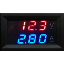 Elektromall Dijital Voltmetre ve Ampermetre Dc 0-100V 10A