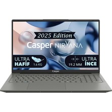 Nirvana X600.1342-BE00P-G-F Intel I5-13420H 16GB Ram 500GB Nvme SSD W11 Gri Notebook