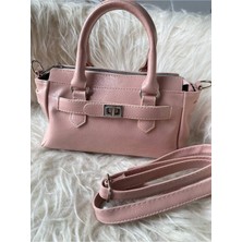 Mirela Secret Pembe Kadın El ve Omuz Çantası