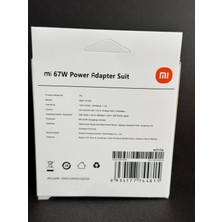 Xiaomi  Mi 67W (Watt) Hızlı Şarj Aleti Adaptörü Kablo Seti