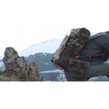 Hakiki Deri  Mumlu Kanvas Kumaş Çanta Outdoor Kamp Trekking Dağcılık Avcılık Spor Çantası