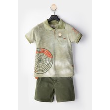 Bebek Vadisi Dünya Erkek Çocuk Yazlık Takım Erkek Bebek Şortlu Takım Erkek Bebek Alt Üst Takım Erkek Bebek Takım