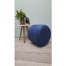 Ahşap Ayaklı Nubuk Yuvarlak Puf&bench Koltuk/tabure